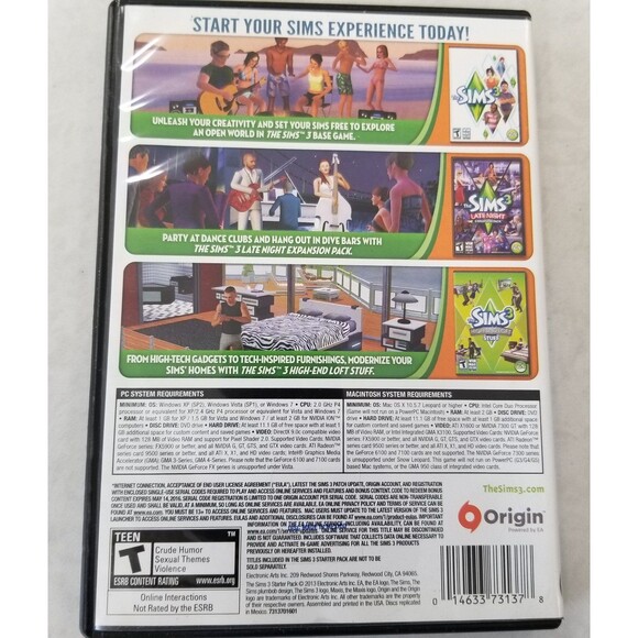 Sims 3 Starter dvd games 3 pack - 3 games in 1 - Picture 2 of 5